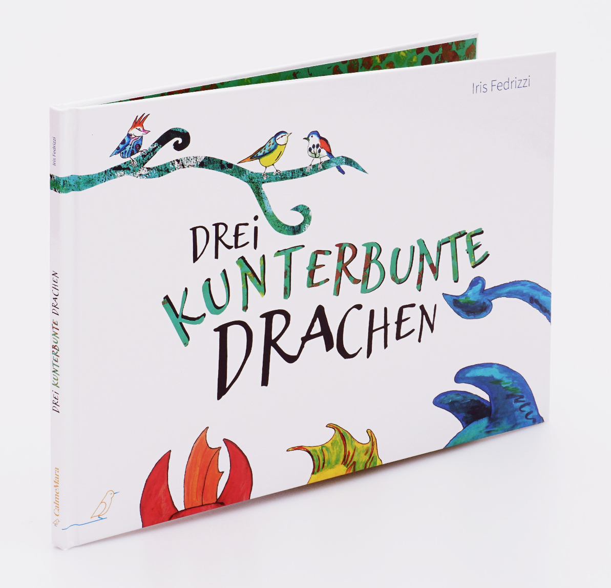 Drei kunterbunte Drachen